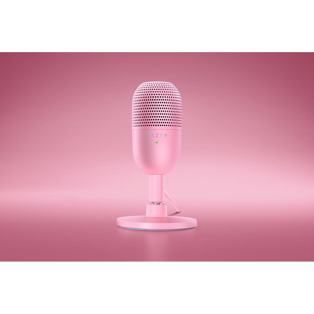 Razer Seiren V3 Mini Πυκνωτικό Μικρόφωνο USB Επιτραπέζιο για Φωνητικά σε Ροζ Χρώμα