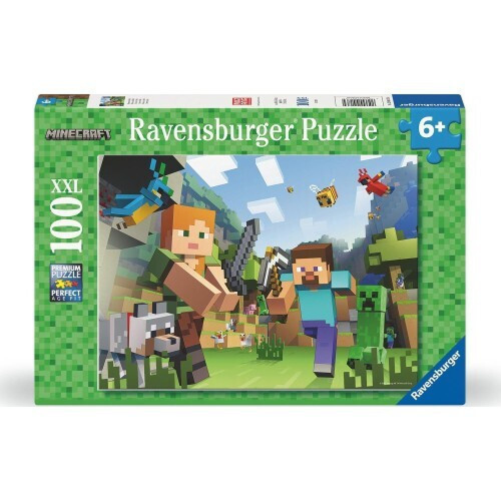 Kinderpuzzle Minecraft - Steve und Alex