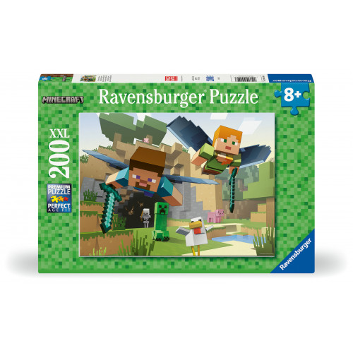 Kinderpuzzle Minecraft - Tierische Abenteuer