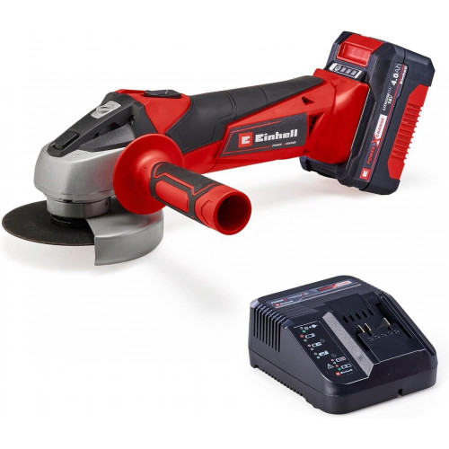 Power X-Change Cordless angle grinder TC-AG 18/115 Li Kit, 18Volt