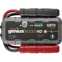 Noco Boost Gb70 Hd Ultrasafe Φορητός Εκκινητής Μπαταρίας Αυτοκινήτου 2000A με Power Bank / USB 12V