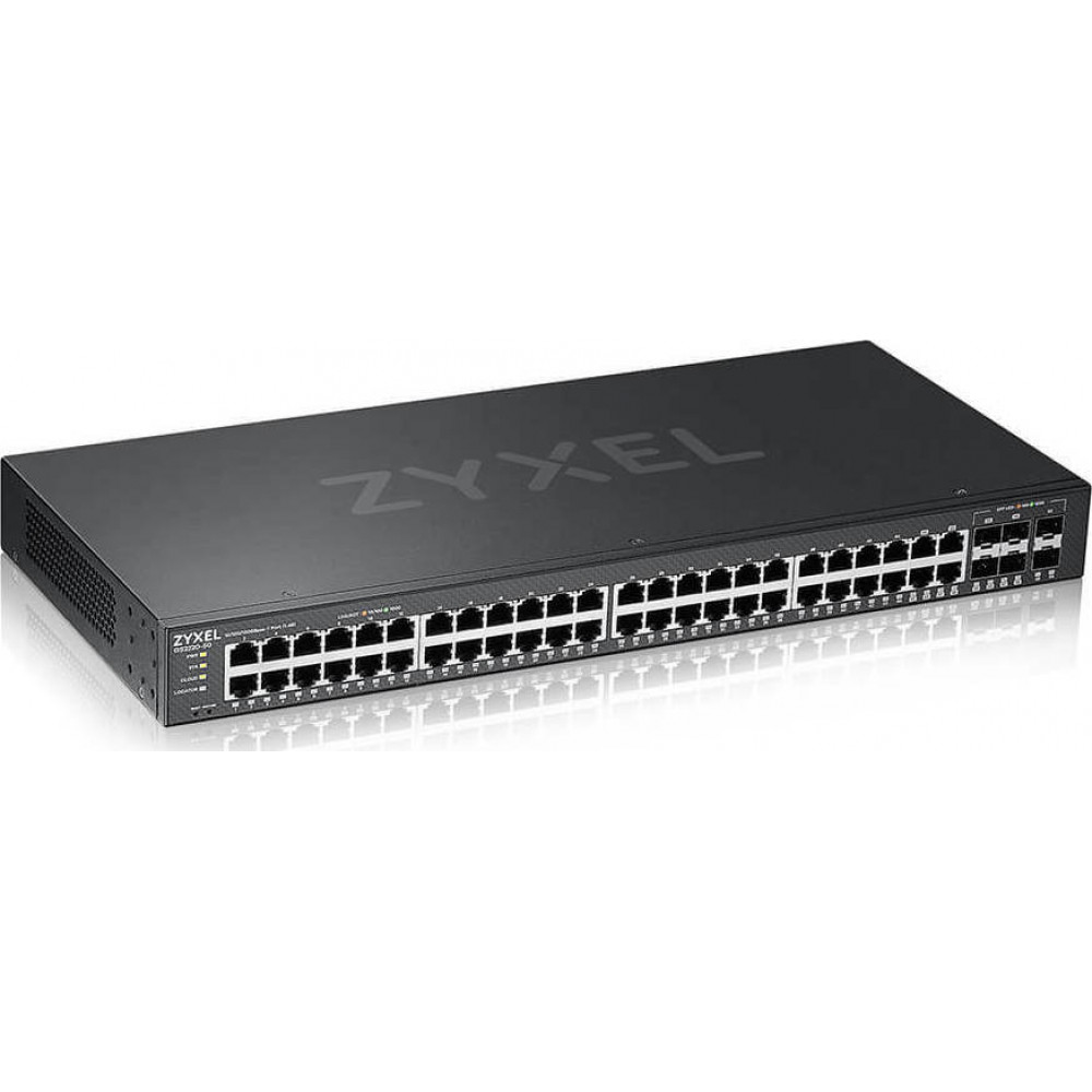 Zyxel GS2220-50-EU0101F network switch Managed L2 Gigabit Ethernet (10/100/1000) Black