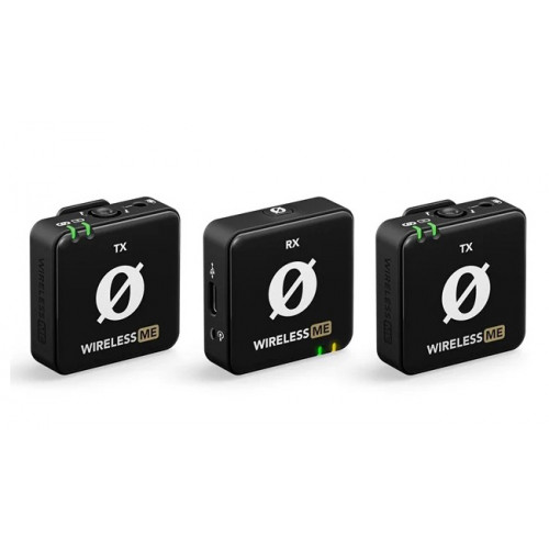 RODE Wireless ME Dual - compact wireless microphone system with two transmitters for two-channel recording