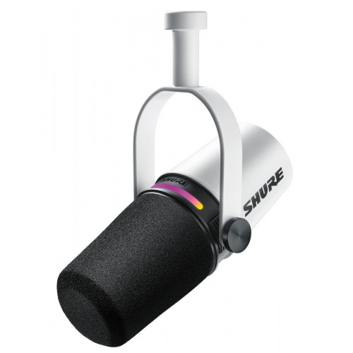 Shure MV7+-W - lectern/vocal microphone with XLR/USB-C connector white