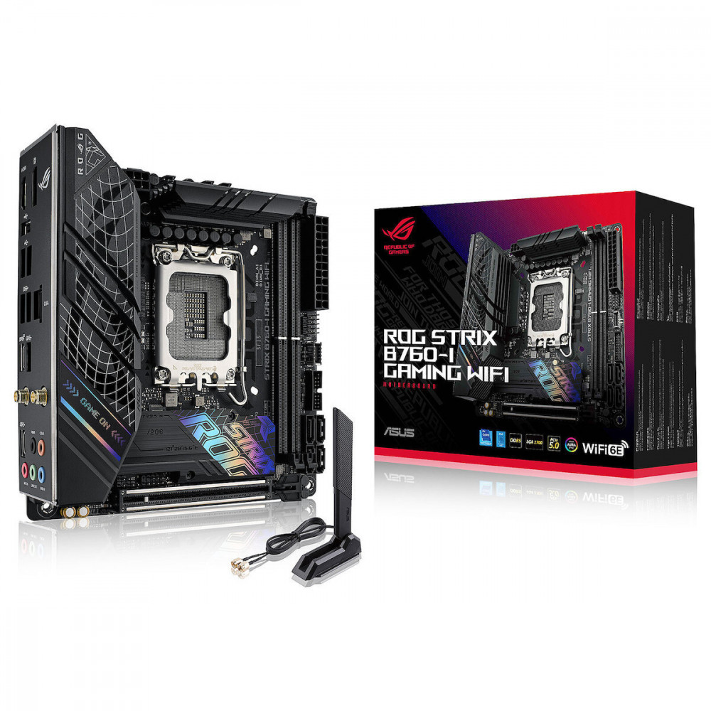 ASUS ROG STRIX B760-I GAMING WIFI Intel B760 LGA 1700 mini ITX