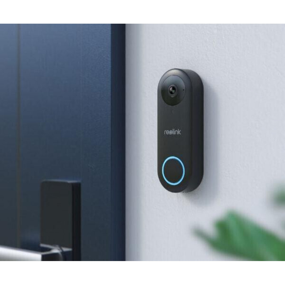 Reolink D340W - 5MP Video Doorbell with Chime 2.4/5 GHz Wi-Fi Person Detection Two-Way Audio Works with NVRs white