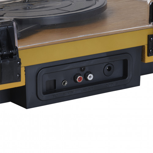 Denver VPL-230LW Πικάπ με Προενίσχυση και Ενσωματωμένα Ηχεία Καφέ