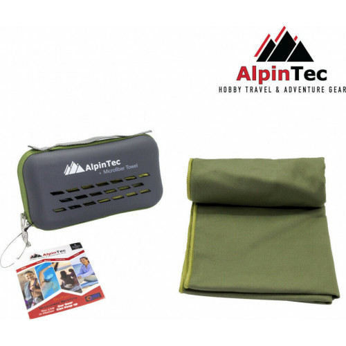 AlpinPro DryFast Suede Eva 90x180 (Army Green)