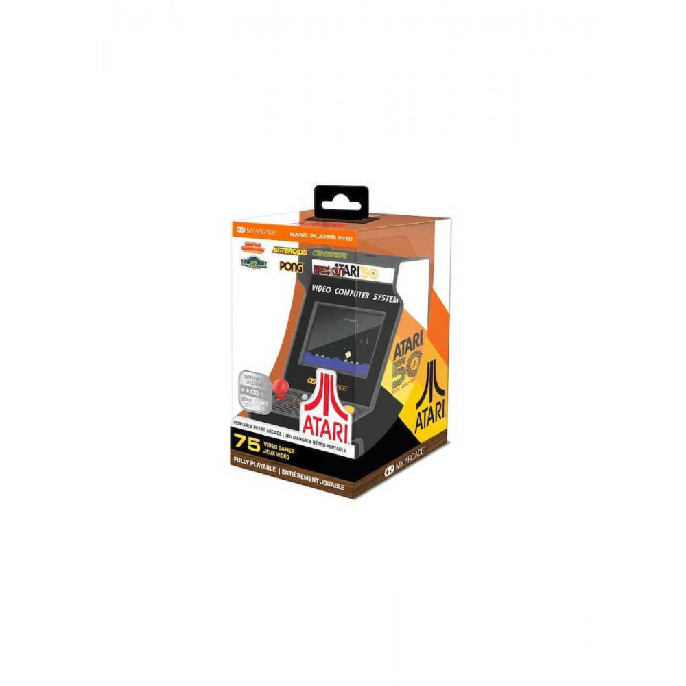 MY ARCADE NANO PLAYER ATARI 75 GAMES 4.5 DGUNL-7014