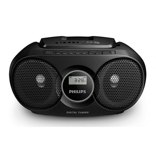 Philips Φορητό Ηχοσύστημα AZ215 AZ215B/12 με CD / Ραδιόφωνο σε Μαύρο Χρώμα