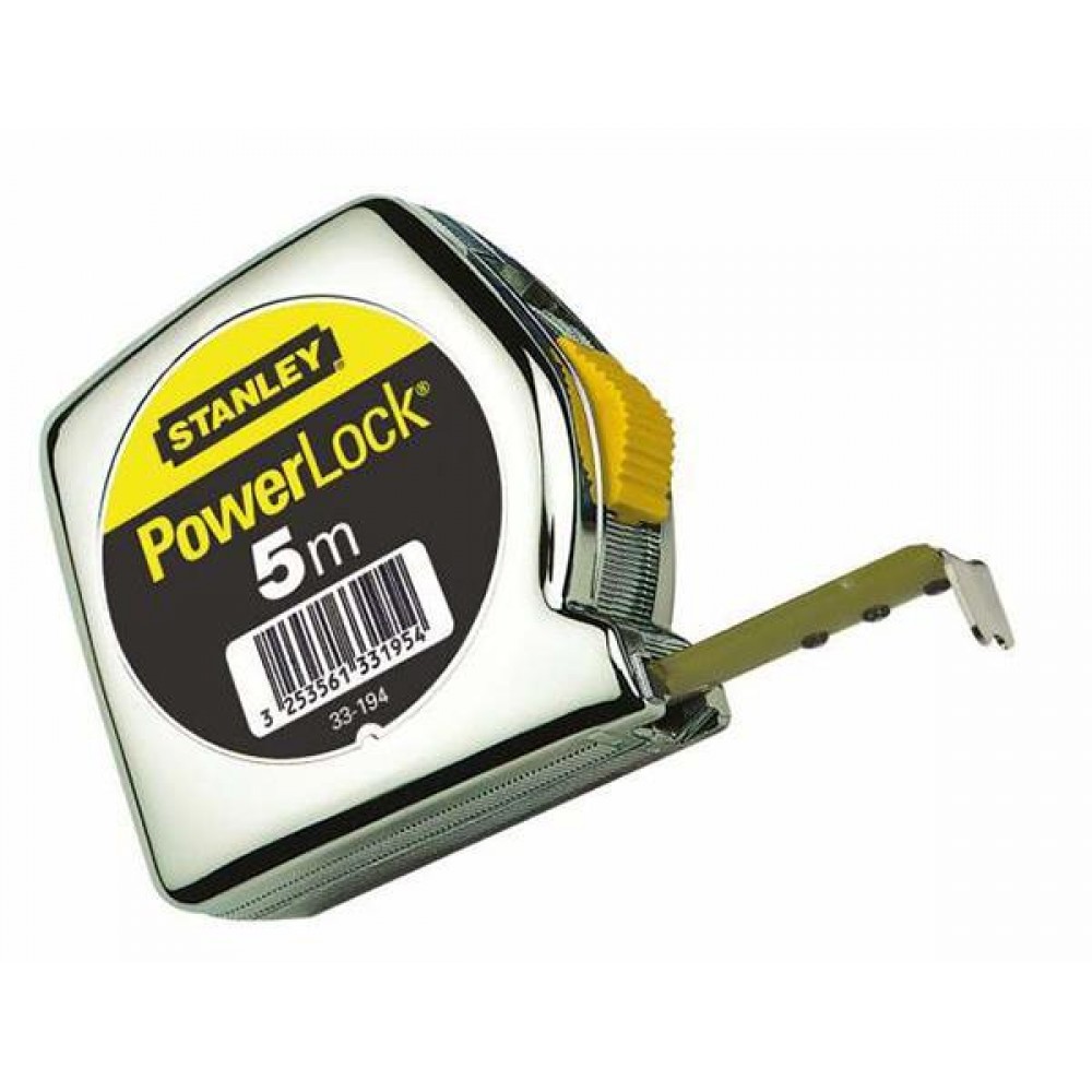 STANLEY METPO METAΛΛIKO ΛAMA 19MM POWERLOCK 5M 0-33-194