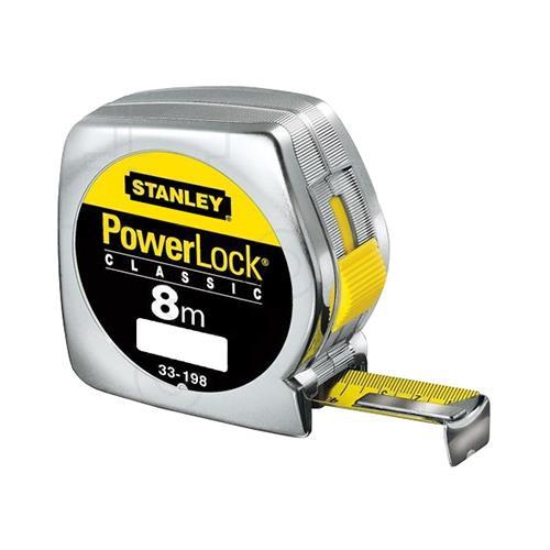 STANLEY METPO METAΛΛIKO ΛAMA 25MM POWERLOCK 8M ΣE BLISTER 0-33-198