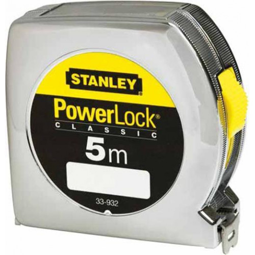STANLEY METPO METAΛΛIKO ME OΘONH POWER LOCK 19MMX5M 0-33-932