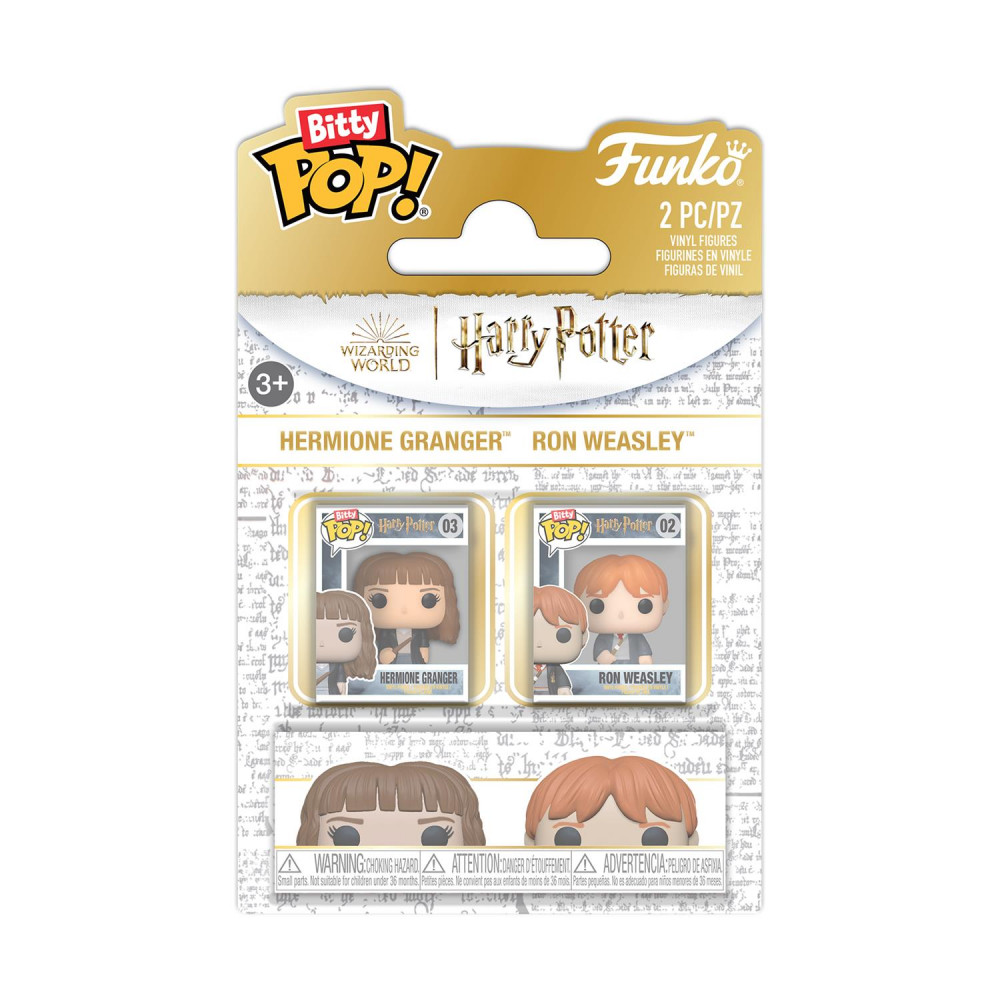 Funko Bitty Pop! 2-pack: Harry Potter - Ron &amp Hermione Vinyl Figures