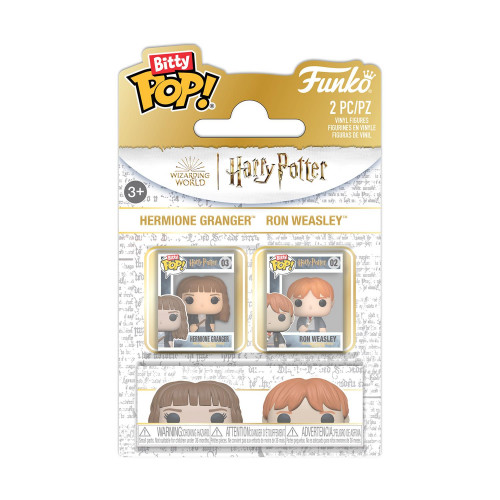 Funko Bitty Pop! 2-pack: Harry Potter - Ron &amp Hermione Vinyl Figures