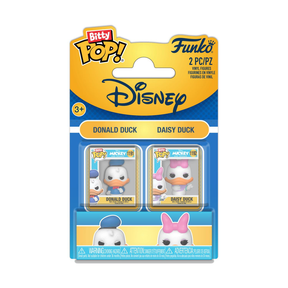 Funko Bitty Pop! 2-pack: Disney - Donald &amp Daisy Vinyl Figures