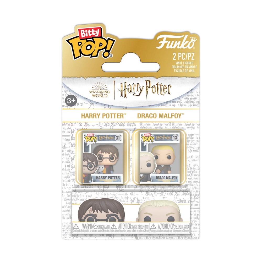 Funko Bitty Pop! 2-pack: Harry Potter - Harry Potter &amp Draco Vinyl Figures