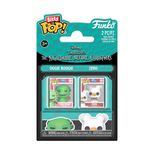 Funko Bitty Pop! 2-pack: The Nightmare Before Christmas - Oogie &amp Zero Vinyl Figures