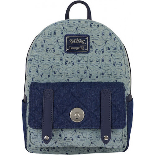 Loungefly Pokémon - Faux Denim Mini Backpack (PMBK0328)