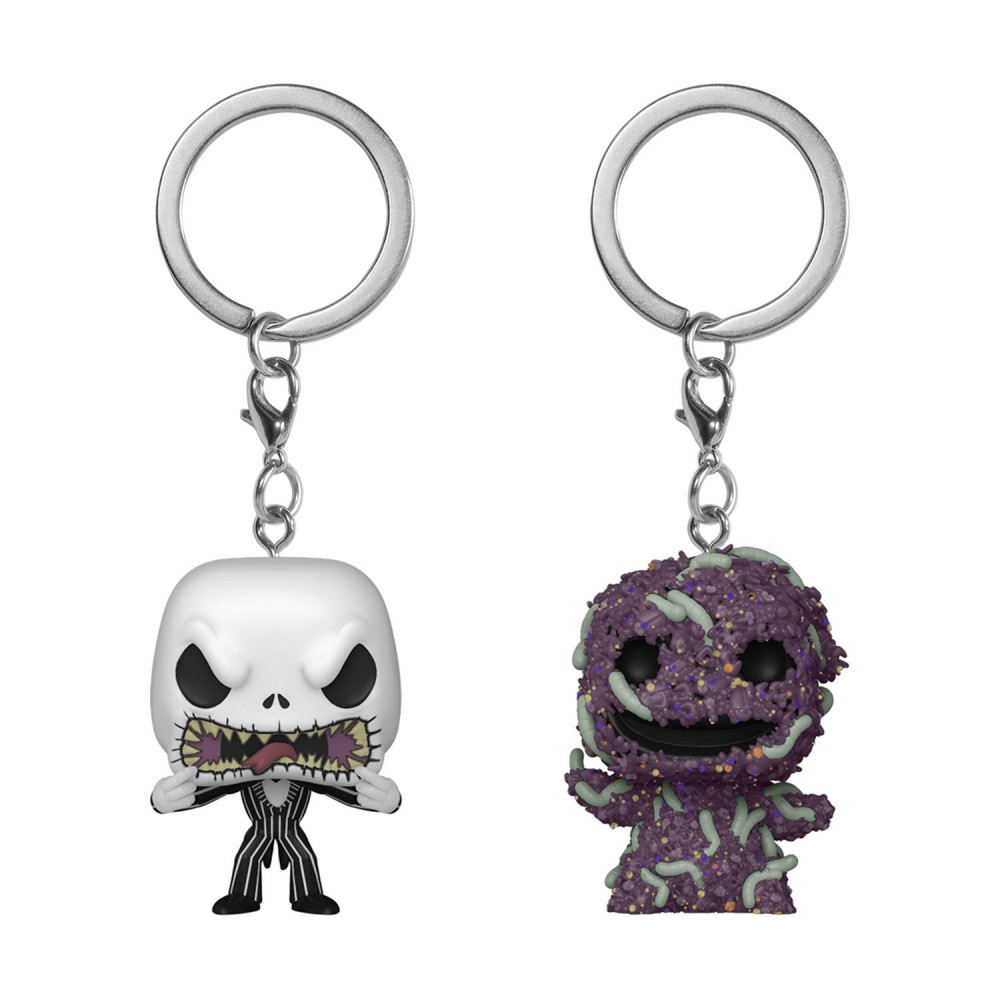 Funko 2-Pack Pocket Pop!: The Night Before Christmas - Jack Skellington &amp Oogie Boogie Vinyl Figure Keychains