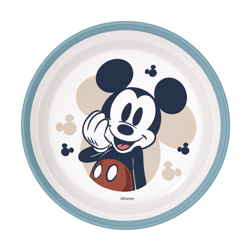 Stor: Mickey Mouse Full Of Smiles - Non Slip Bicolor Premium Bowl  (10492)