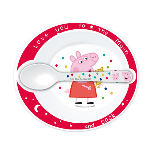 Stor: Peppa Pig Little One - Toddler 2 Pcs Micro Set (13478)