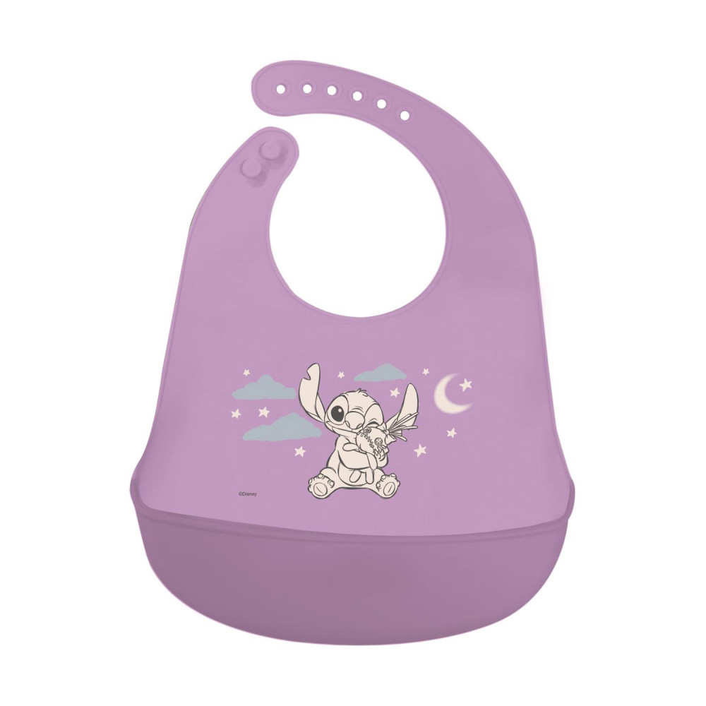 Stor: Stitch Cuddle Me - Toddler Silicone Bib (10929)