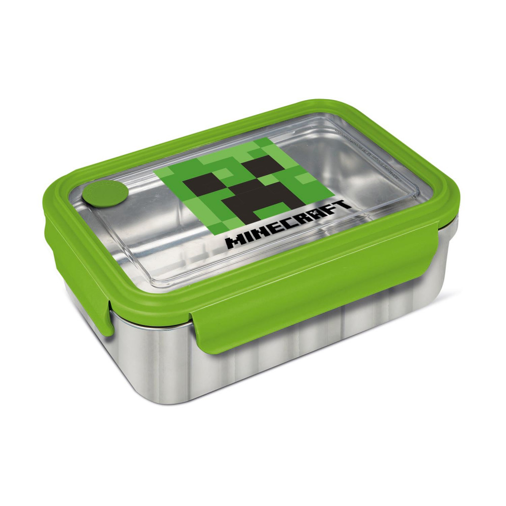 Stor: Minecraft - Young Adult Stainless Steel Rectangular Sandwich Box (2190)