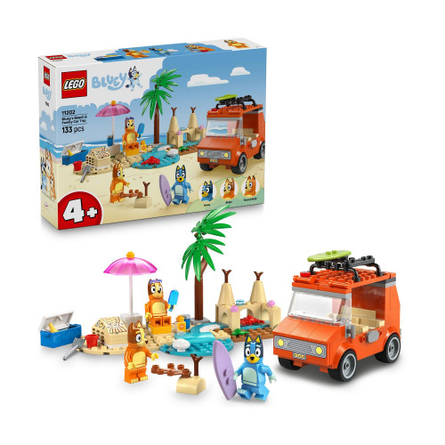 LEGO Bluey's Beach & Family Car Trip για 4 Ετών 133τμχ (11202)
