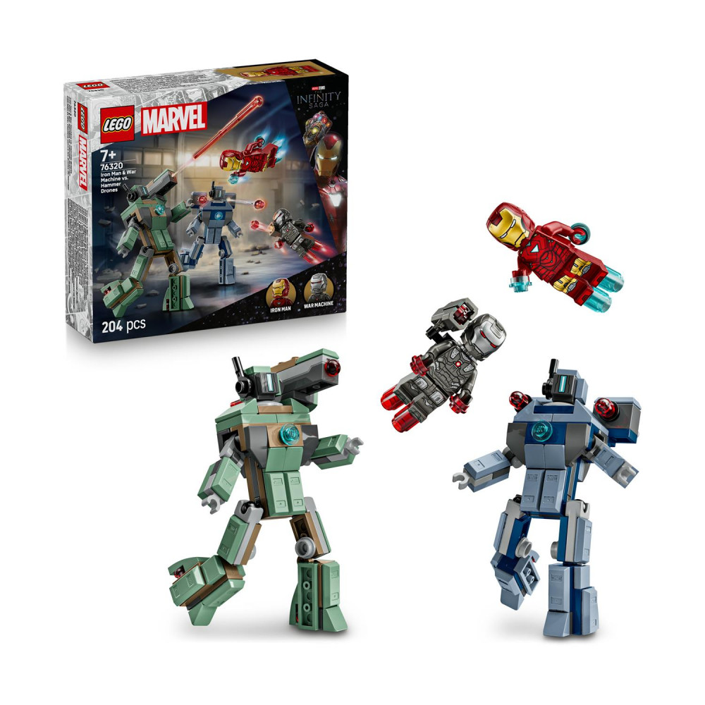 Lego® Super Heroes Marvel: The Infinity Saga - Iron Man &amp War Machine vs. Hammer Drones (76320)