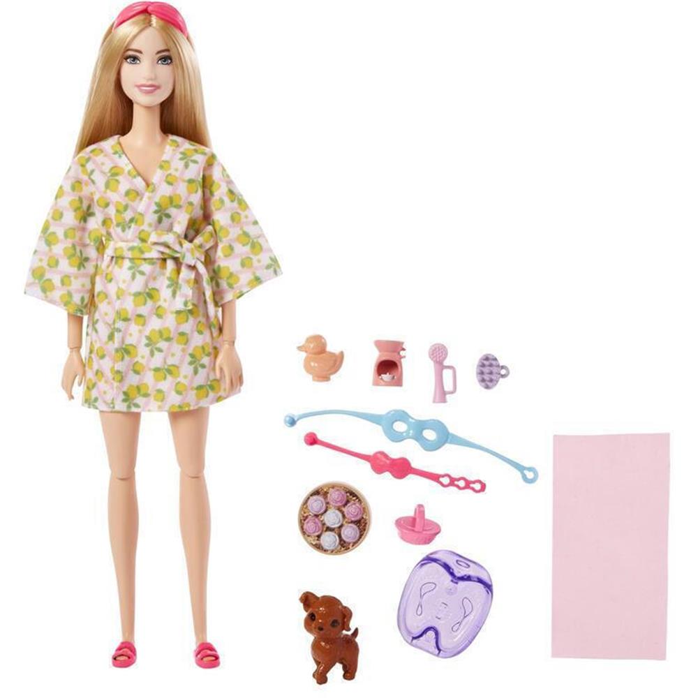 Mattel Barbie Wellness Self-Care Spa Day with Puppy (HKT90)