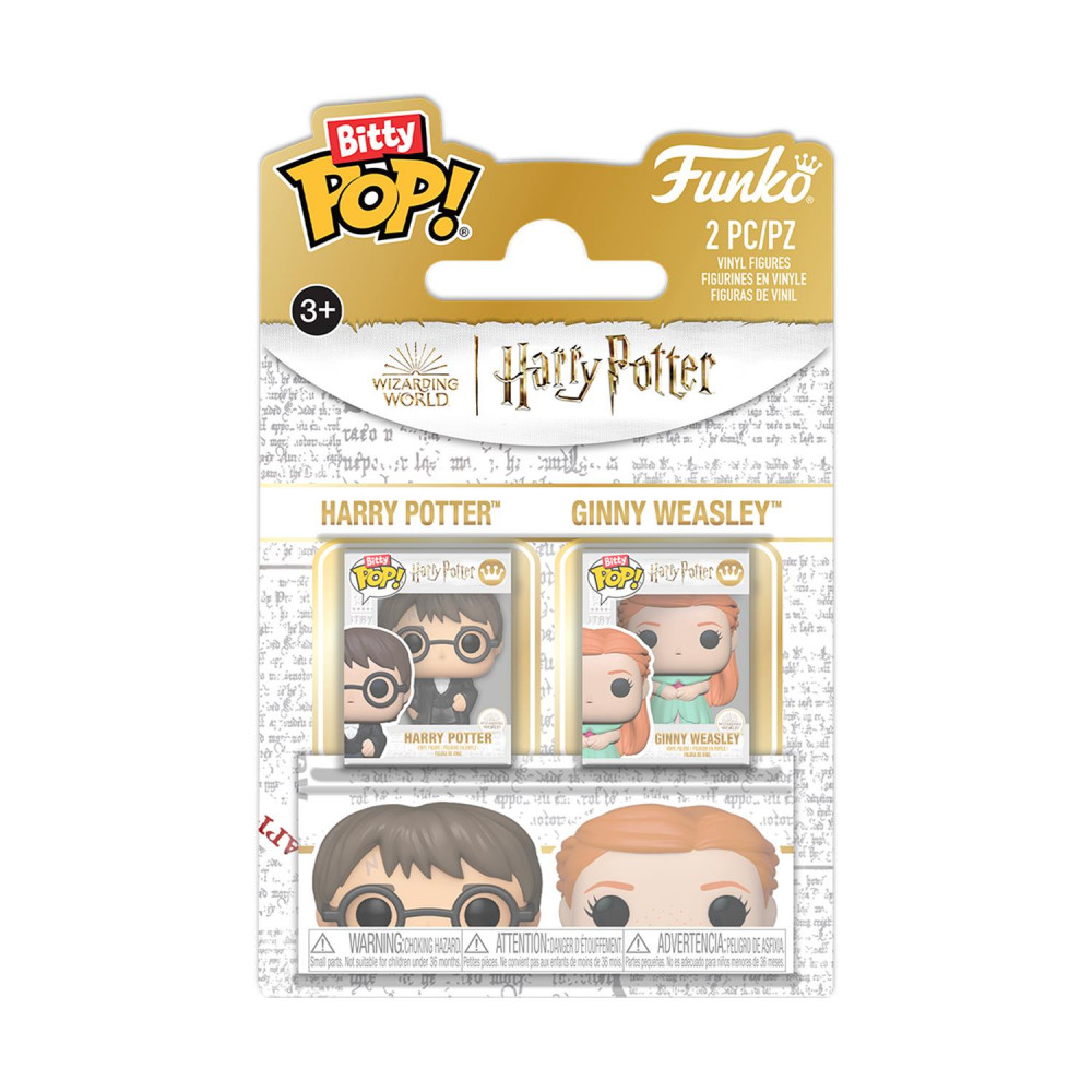 Funko Bitty Pop! 2-Pack: Harry Potter - Harry Potter &amp Ginny Weasley Vinyl Figures