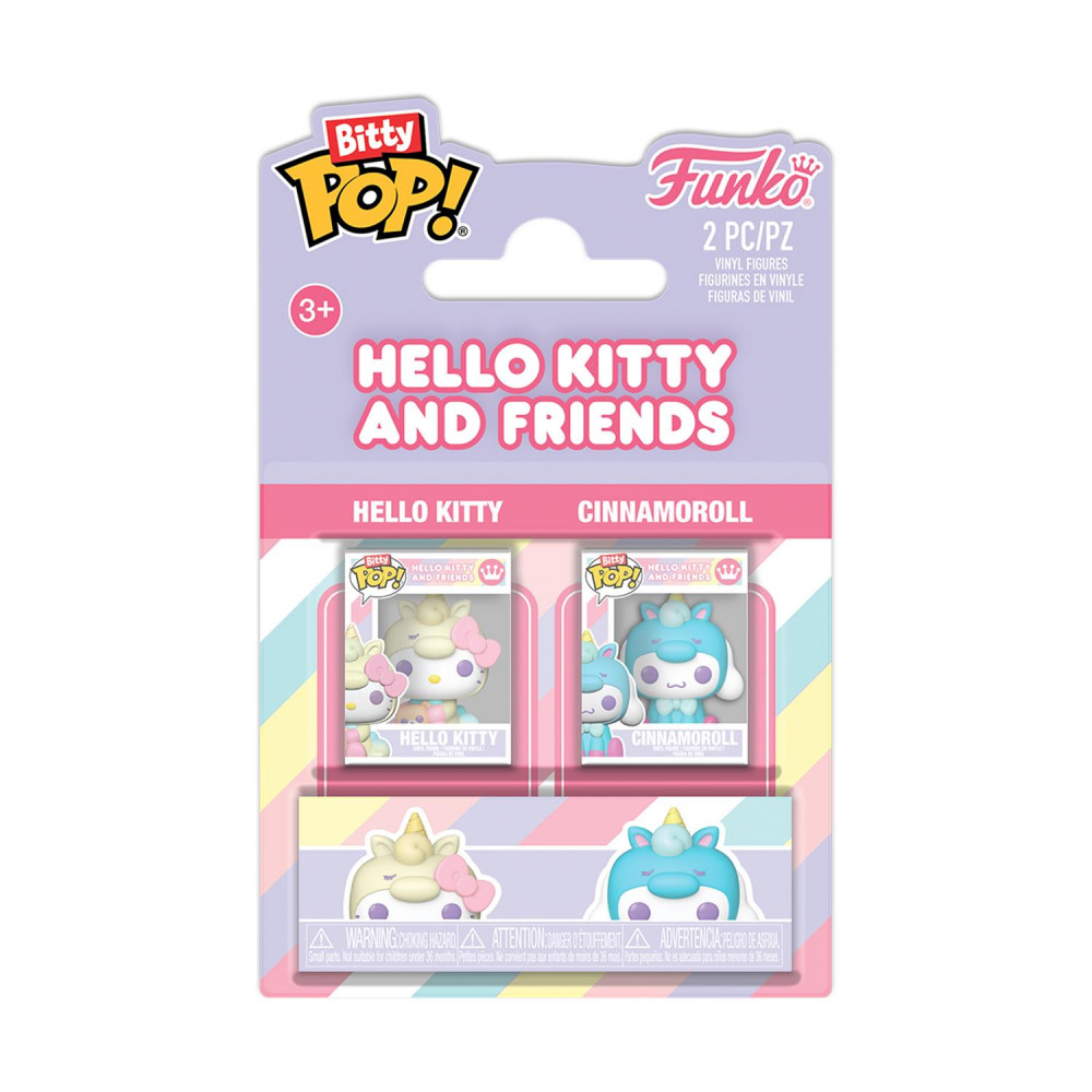 Funko Bitty Pop! 2-Pack: Hello Kitty &amp Friends - Hello Kitty &amp Cinnamoroll Vinyl Figures