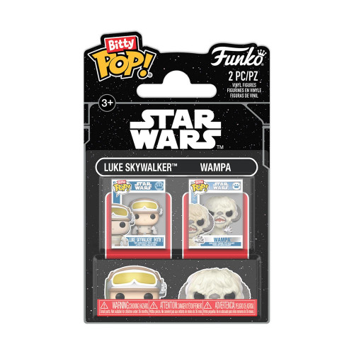 Funko Bitty Pop! 2-Pack Disney: Star Wars - Luke Skywalker &amp Wampa Vinyl Figures