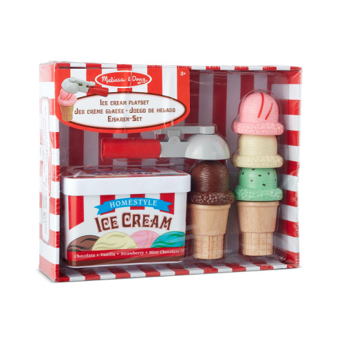 Melissa &amp Doug Pretend Play: Wood - Scoopstick Icecream Cone (6074871)