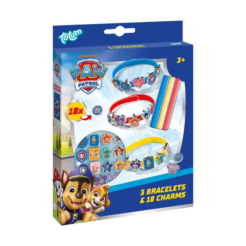 Totum: Paw Patrol - 3 Bracelets &amp 18 Charms (TT720633)