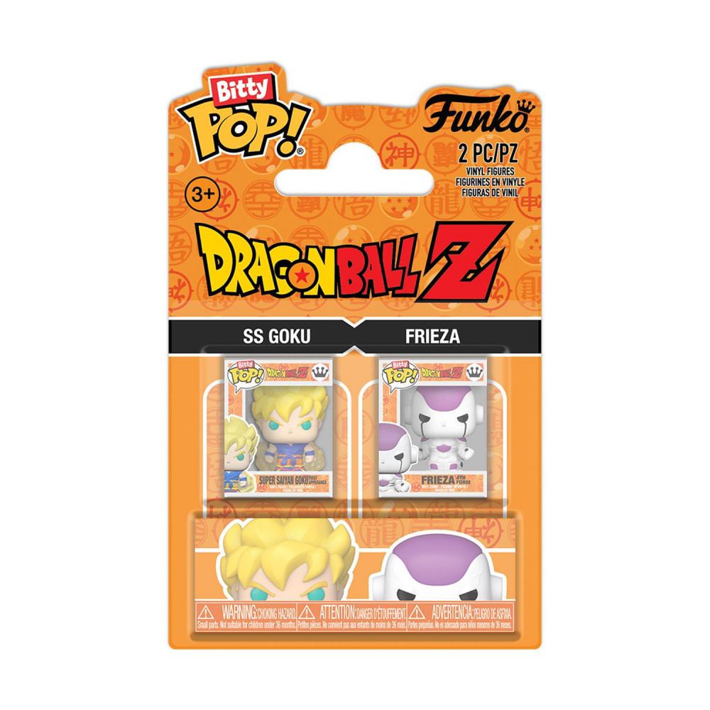 Funko Bitty Pop! 2-Pack: Dragon Ball Z - SS Goku &amp Frieza Vinyl Figures