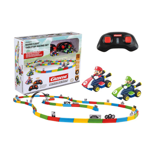 Carrera R/C Car: Mario Kart™ Mario &amp Luigi Mini RC - 1:43 Tabletop Racing Set (370430015)
