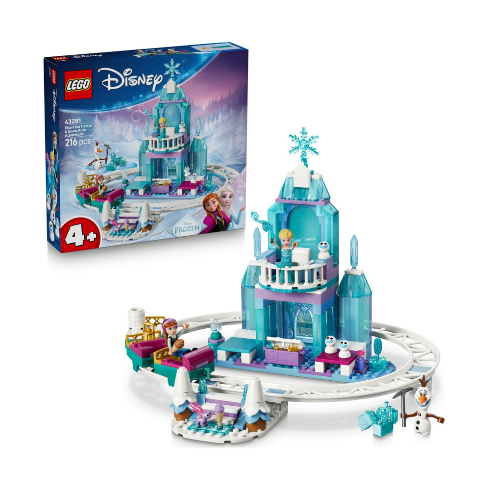 LEGO® Disney: Frozen Elsa’s Ice Castle &amp Snow Ride Adventure (43281)