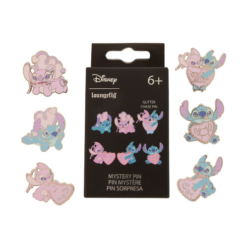 Loungefly Disney: Lilo &amp Stitch - Angel Hearts Mystery Box Pins - Eaches (WDPN4024-EA)