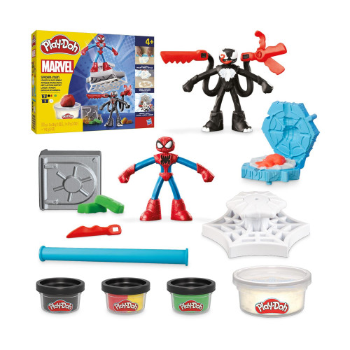 Hasbro Play-Doh Spiderman Launch And Slice Battle (F9827)