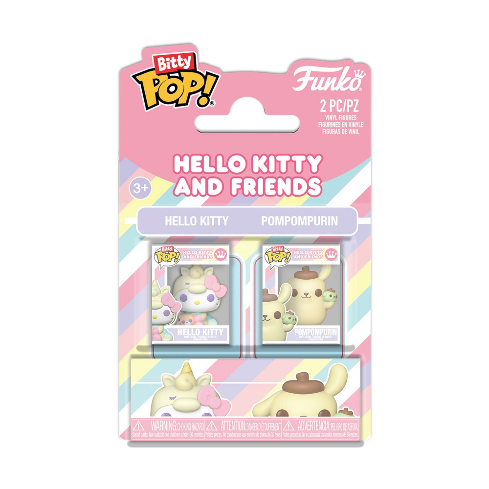 Funko Bitty Pop! 2-Pack: Sanrio - Hello Kitty &amp PomPom #Vinyl Figures