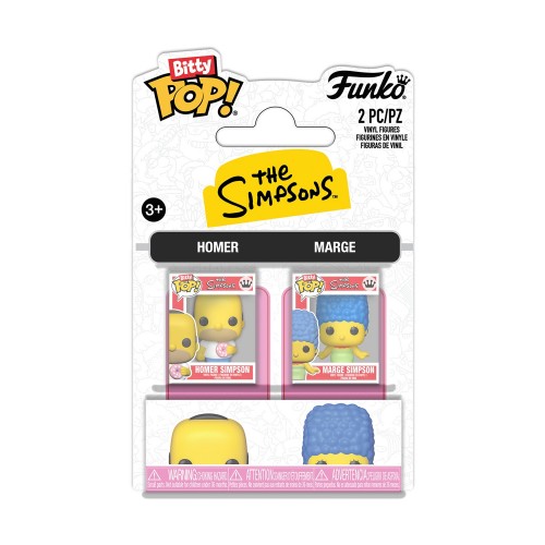 Funko Bitty Pop! 2-Pack: Simpsons - Homer &amp Marge Vinyl Figures