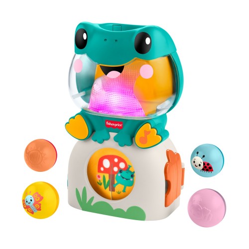 Fisher Price: Classic Toys - Frog Ball Pop Toy with Sounds &amp Lights (JLB96)