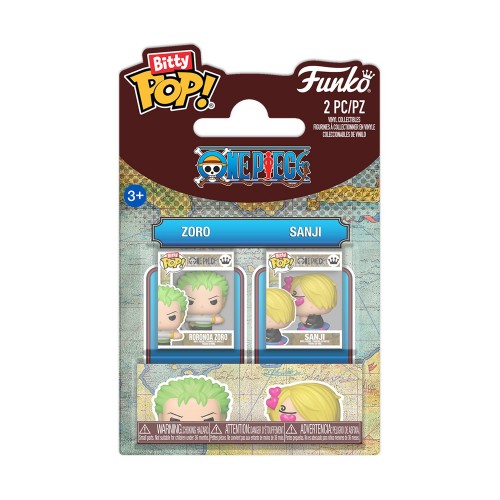 Funko Bitty Pop! 2-pack: One Piece - Zoro &amp Sanji Vinyl Figures