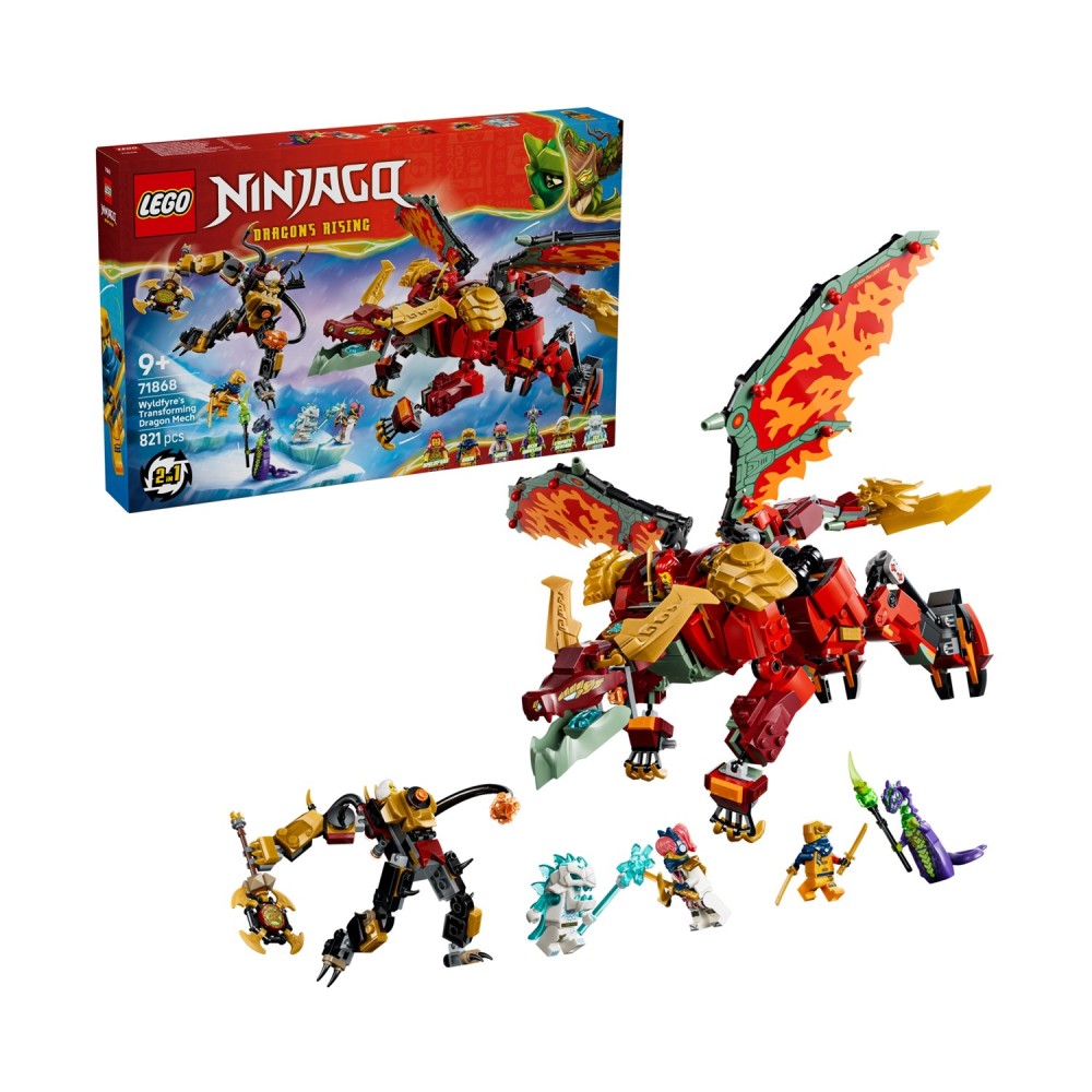 LEGO Ninjago: Dragons Rising - Wyldfyres Transforming Dragon Mech (71868)