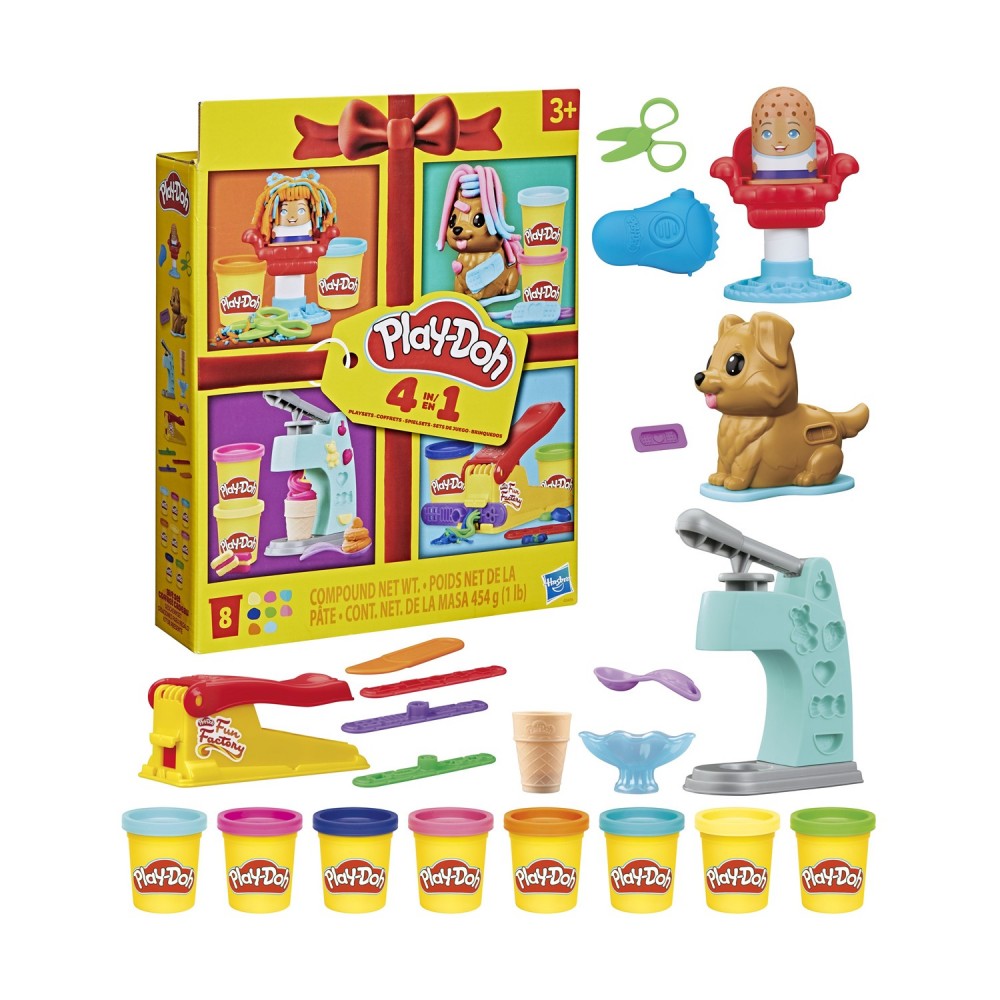 Hasbro Play-Doh: Core Playsets - Gift Set 4 in 1 Playsets (G3476)