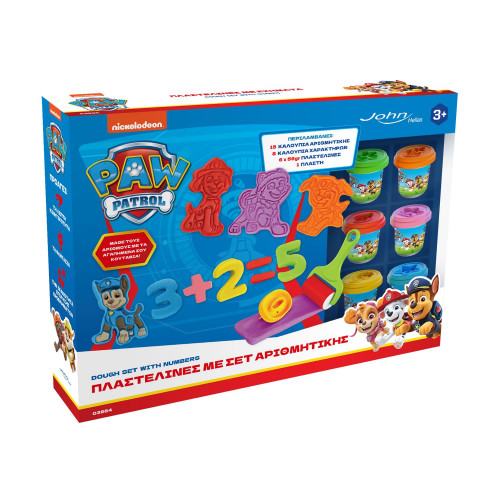 Paw Patrol Πλαστελίνη- Σετ Αριθμητικής (03986PM)