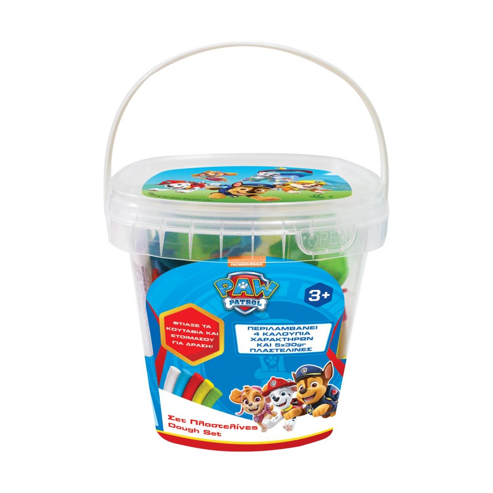 Paw Patrol Πλαστελίνη- Σετ σε Μικρό Κουβαδάκι (03979PM)