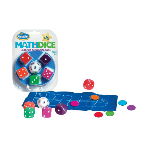 ThinkFun Logic Game: Math Dice Jr. (76327)